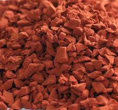 padrão europeu 3.5mm de borracha de Chips For Playground Recycled EPDM da palha de canteiro de 1mm
