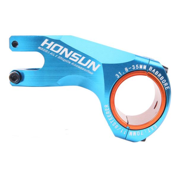 Red 2021 MTB Colorful Stem Alloy 31.8/35*70mm 17 degree for XC AM Road Bike Handlebar