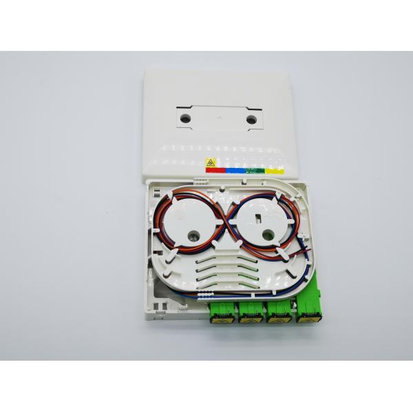 Indoor Fiber Optic Termination Box PTO 4Ports For Quick And Simple Installation Outer Kit PTO