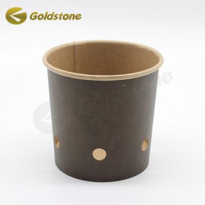 10inch Recycled White Paper Disposable Bucket For Sustainable Eco Friendly Packaging