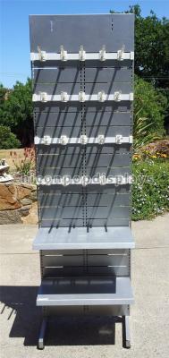 Freestanding Retail Gondola Shelving Metal Display Shelving Unit For Shops / Stores