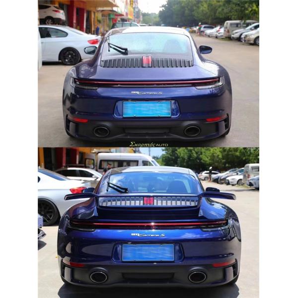 Productos vendidos como pasteles calientes 911 992Carrera Spoiler de fibra de carbono 911 992 Fibra de carbono Ala trasera Spoiler de fibra de carbono 2019-2022