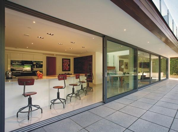 Original of Waterproof Aluminum Patio Doors with 70mm Lift Sliding Mechanism