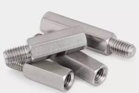 M4 M5 en acier inoxydable mâle et femelle hexagonale tête de détection SS304 SS316 SS316L broches simples
