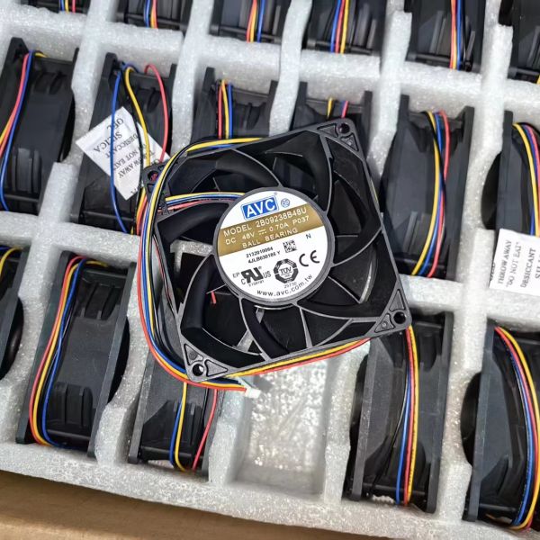 Original Brand New AVC 2B09238B48U DC48V 0.70A 90*90*38mm 9038 9cm High Temperature Tolerance Cooling Fan