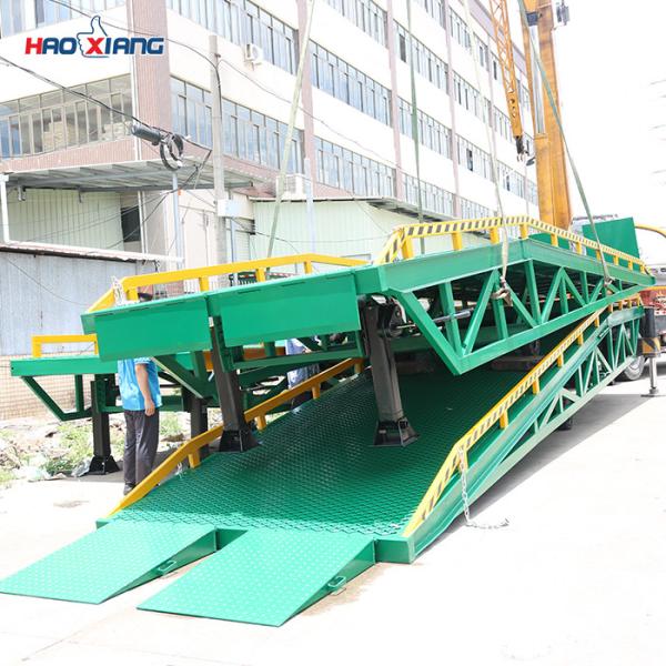 Rampe mobile du quai 10 tonnes 12 tonnes Rampe hydraulique du quai de chargement
