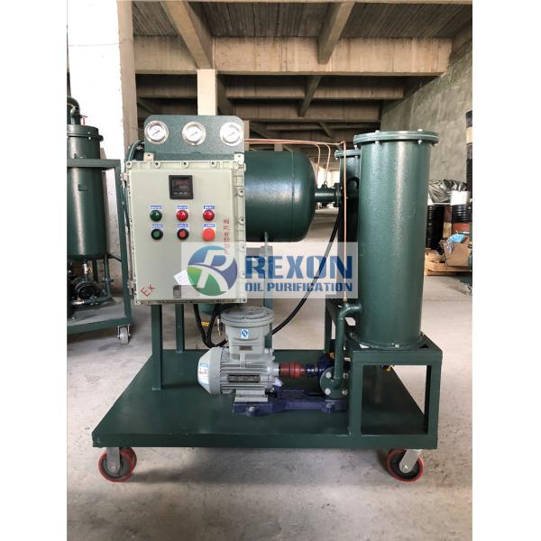 High Water Content Lube Oil Dehydration Machine 3000LPH With Electric Heating System