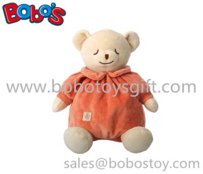 10Orange Stuffed Infant baby kids toy Sleeping Bear Animals