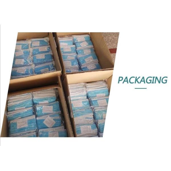 Non Woven Fabric Disposable Earloop Face Mask , Face Mask Surgical Disposable 3 Ply