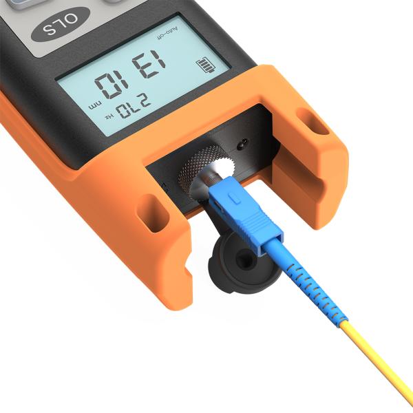 Mètre de puissance optique FONGKO de haute précision de mesure de la plage de puissance Mètre de puissance KLS-25 avec OPM VFL FTTH Mètre de puissance en fibre optique