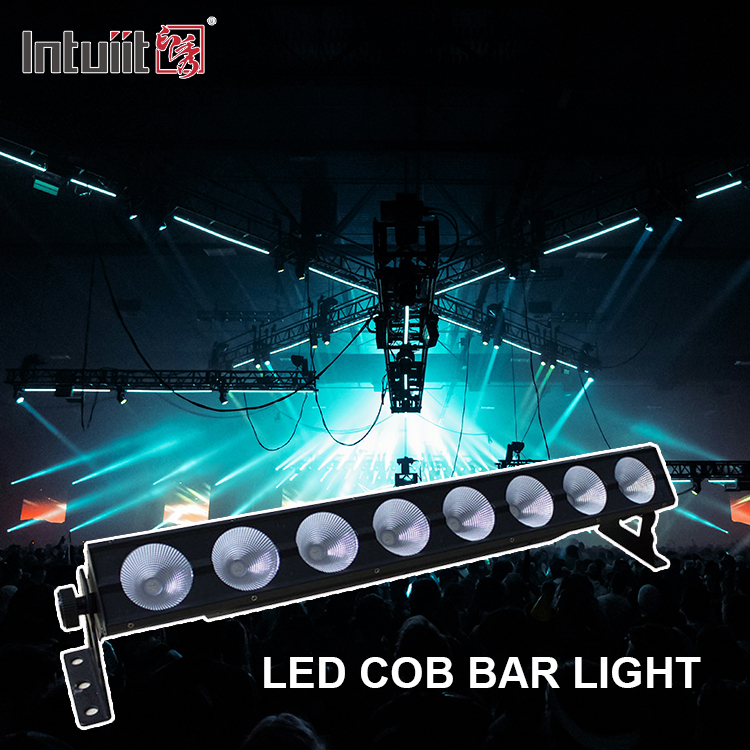 Professional Pixel Mapping 18x15W RGB 4-in-1 COB LED Wall Washer Bar with Individual Segment Control DMX512 Stage Light