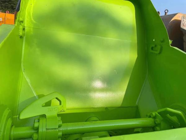 6800x2200x2700mm Used Concrete Trailer Pump Refurbished Shacman Concrete Machinery