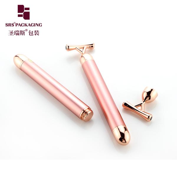 different massage head rose gold vibrating lift up face outline massager facial tools