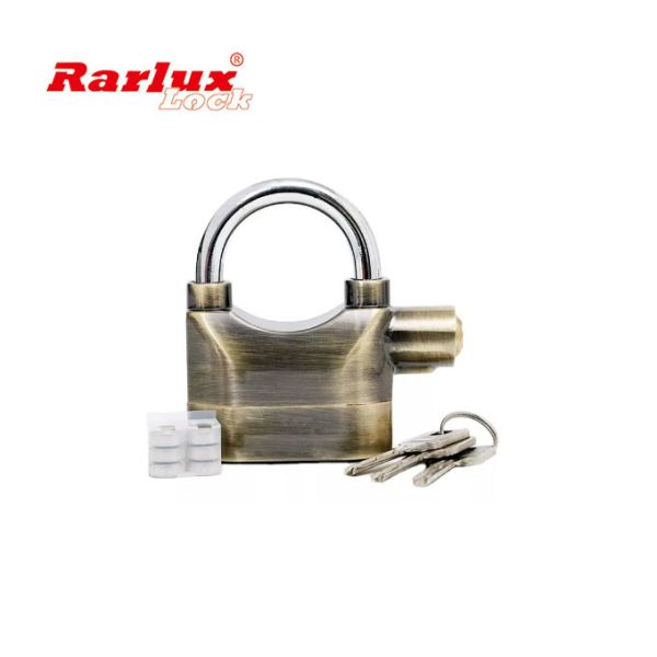 110dB Security Anti-Theft Waterproof Zinc Alloy Motor Bicycle Lock Siren Safety Alarm Padlock Heat Treated Anti-Cut Shackle for