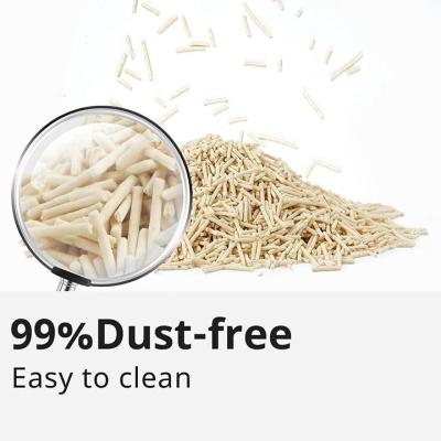 OEM / ODM Multi Fragrance Natural Formula Bulk Strong Clumping Strip Shaped Tofu Cat Litter