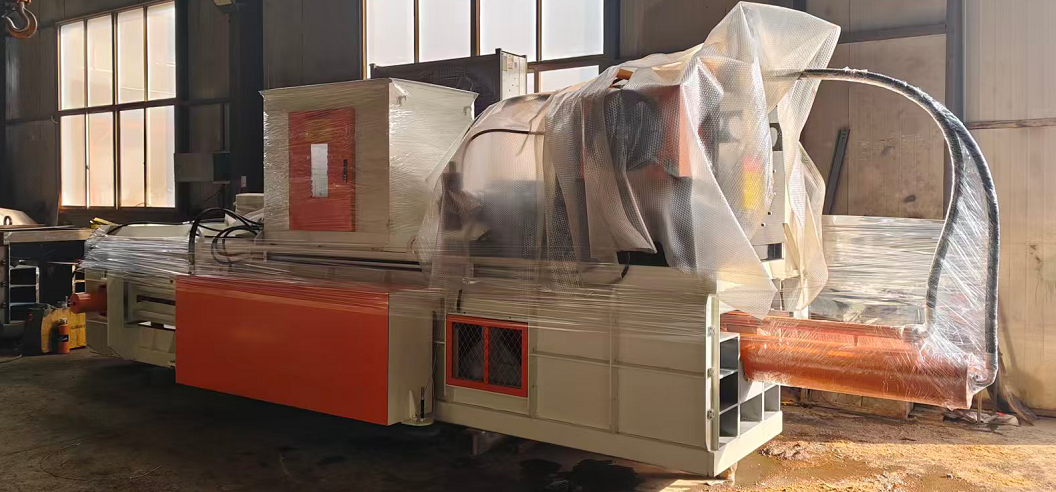 Conveyor Feeding Hydraulic Press Baler PLC Intelligent Control 220V/380V/415V