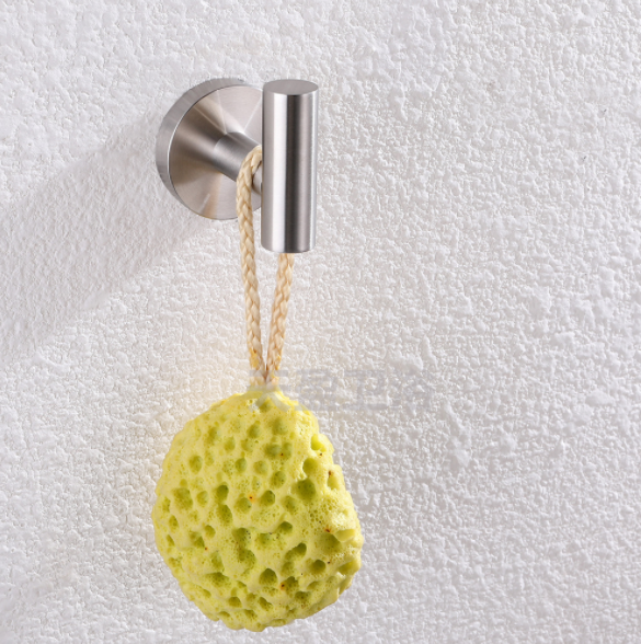 High End Bathroom Hardware Accessories Stainless Steel Coat Hooks Set