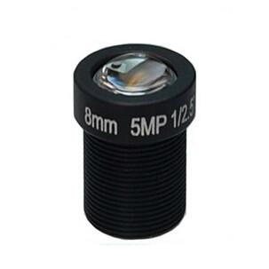 Economic 1/2.5 3.6mm/6mm/8mm/12mm/16mm F2.0 5MP M12 Mount IR MTV Lens for security camera