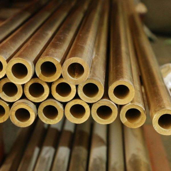 JIS ASTM Seamless Brass Tube , Brass Copper Pipe CuZn37 CuZn40 C6782 Material
