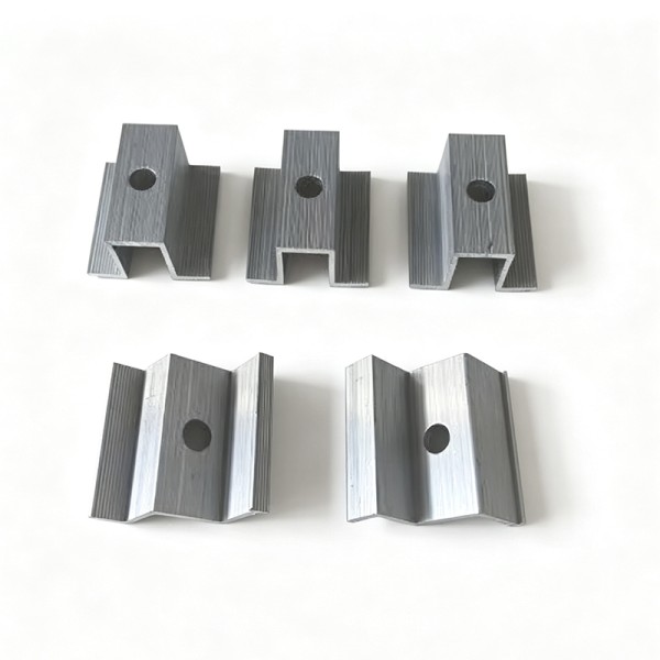 Adjustable Solar End Clamp 3.0mm–4.0mm For Roof PV Mounting Bracket