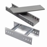Corrosion Resistant Wall Mounted Ladder Cable Tray For Industrial Heavy Loads 225mm Cable Tray