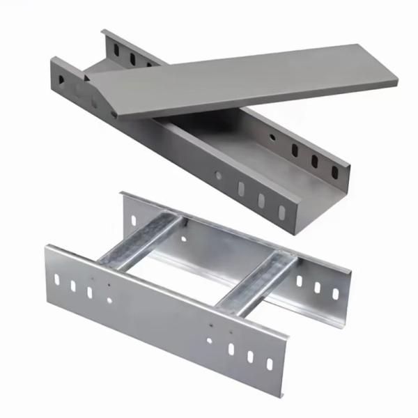 Corrosion Resistant Wall Mounted Ladder Cable Tray For Industrial Heavy Loads 225mm Cable Tray