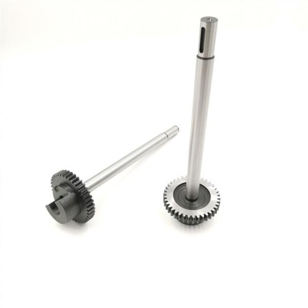 38 Teeth Stainless Iron Gear Shaft with Polished Surface for MO Printing Machine Driver Gear