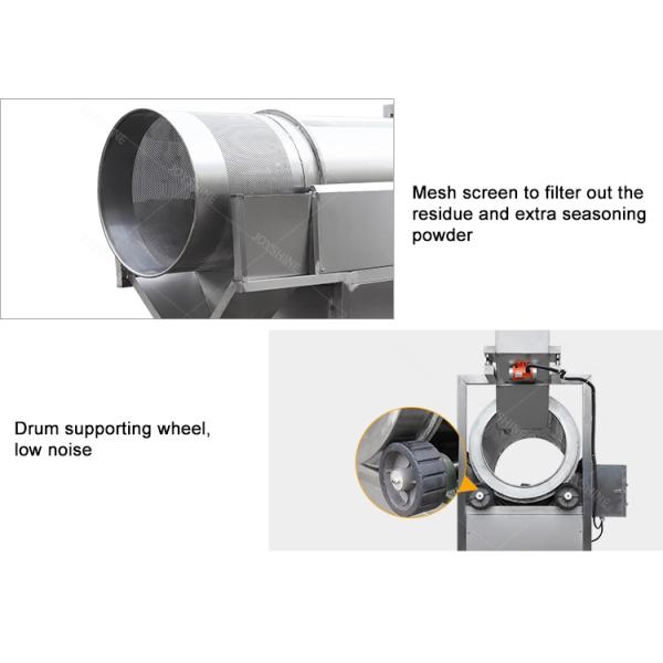 Potato Chips Seasoning Machine With Customized Automatic Seasoning Tumble Coating