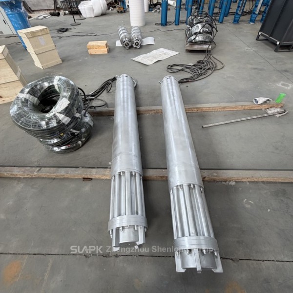 Stainless Steel Submersible Well Pump with 252 m³/h Flow Rate, 170 m Head, and 185 kW Power