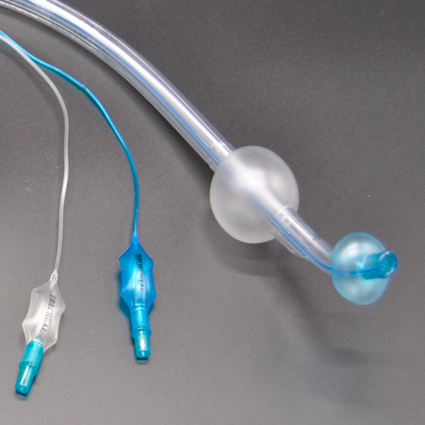 Медицинский устранимый левый, который встали на сторону Cannula PVC двойной интубации люмена бронхиальной Endobronchial