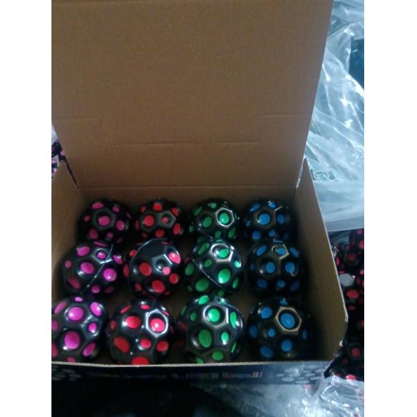 Экологически чистый высокий отскакивающий лунный формы противопожарный мяч игрушки космический мяч для детей играть