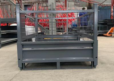 Armazenamento de dobramento da logística de Mesh Pallet Cage Industries For do fio do armazém