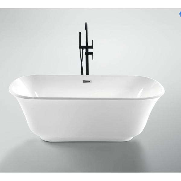 Structure Freestanding Tub Flexible Hot Tub Acrylic Bathtub with Outer Frame and Legs