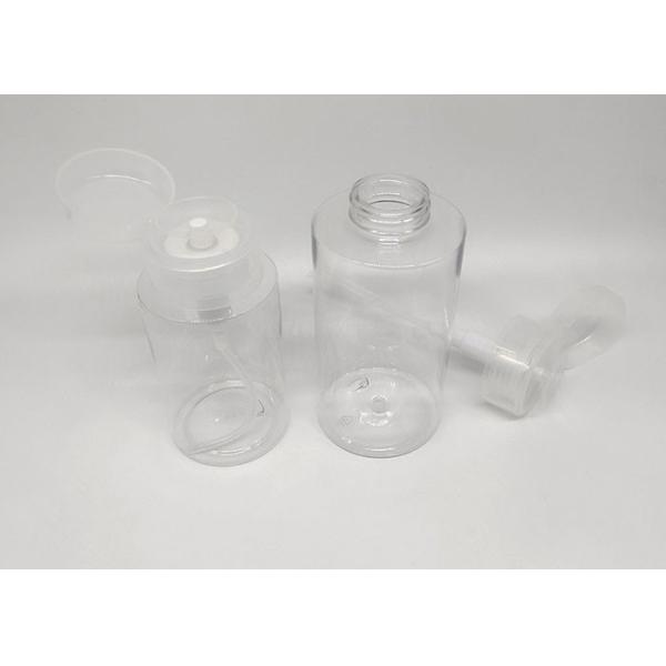 Makeup Cleaner Remover Nail Oil Plastic Cosmetic Bottles 300ml With Press Pumping Dispenser