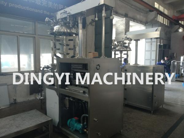 Jet Type Vacuum Planetary Mixer Steam Heating Safety Valve PED / CE Certificated