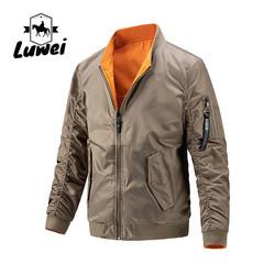 Vestuário Oem Jaqueta Inverno resistente ao vento Bomber Utilidade de tecido de poliéster de motocicleta Outdoor Collar Jackets para Homens