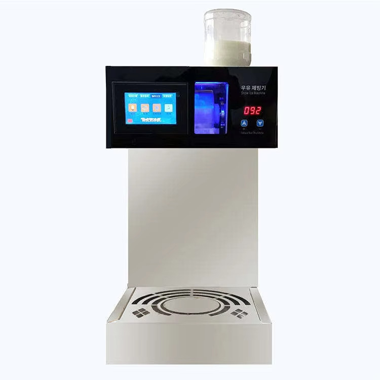 Commercial High Efficiency Snowflake Flake Cream Crusher Maker Shaved Ice Bingsu Machine
