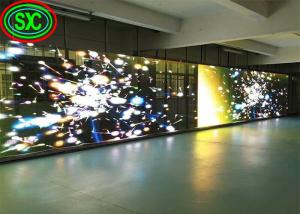 Full Color HD Flexível 4000 cd/m2 Painel LED transparente