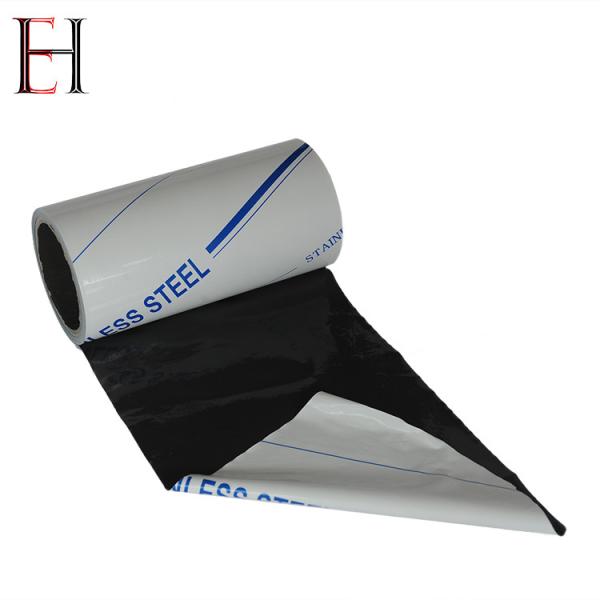 80um Thickness High Adhesion Black White Stainless Steel Protective Film For Laser CO2 Cutting