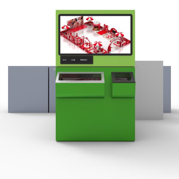 Торговые центры 50" бутылка экрана касания RVM пластиковая повторно используя ав