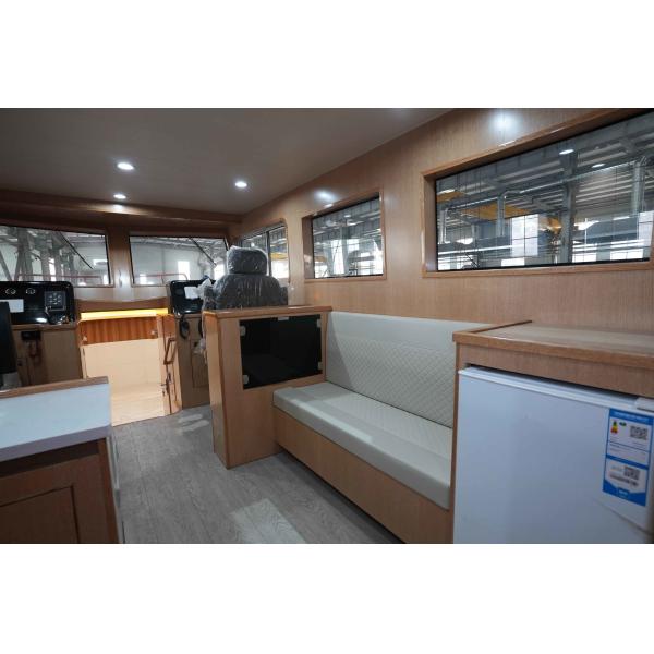 13m New Design Aluminum Commercial Work Boat with Command in the Middle Sale in China