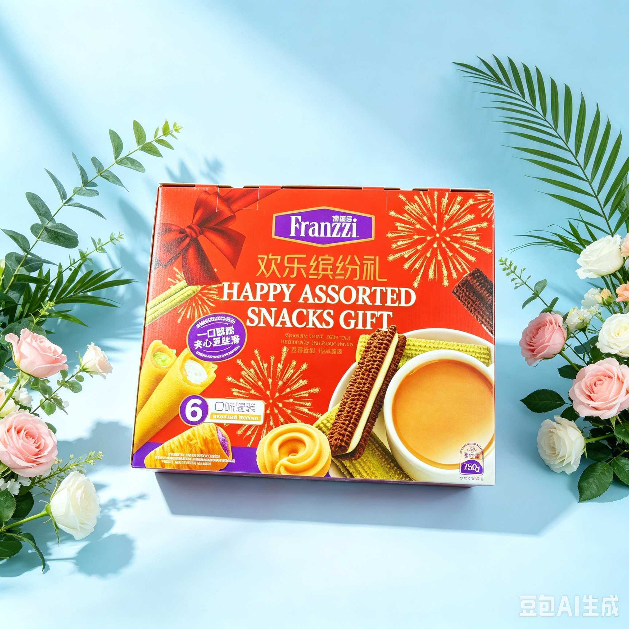 Factroy Price Premium High-End Corrugated Box With Plastic Handle, Strong Compact Present Gift Packaging Box, Design for Snack Set, Skincare Set, Toy, Food Kit, Wine, PPWR FDA FSC CE FCC Compliant