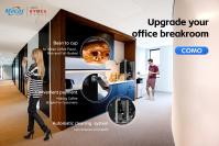 Máquina vendedora de café inteligente y compacta para el despliegue de OCS por Evoacas