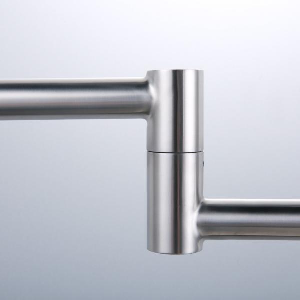 SENTO round style kitchen sink faucet with stainless steel WATERMARK kitchen sink faucet