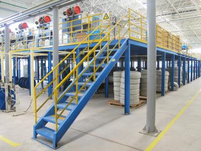 Customized Warehouse Heavy Duty Steel Mezzanine Floor Rack Metal Mezzanine Platform Shelf