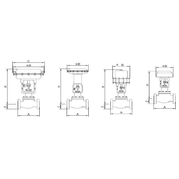 HPC High Pressure Cage Regulation Valve 40-200mm Nominal Diameter