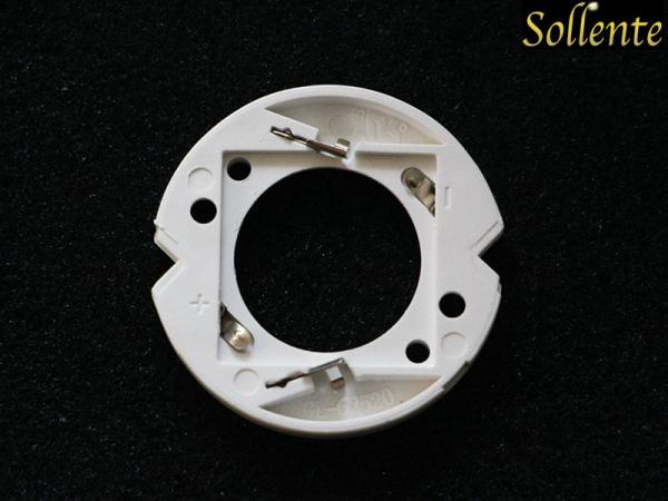 No Soldering LED COB Holder With Stainless Steel Holding Clip Dia 39mm