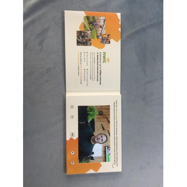 VIF Quality Lcd Video Brochure Man 7 inch IPS Advertising Video Presentation Video Catalog