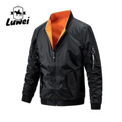 Vestuário Oem Jaqueta Inverno resistente ao vento Bomber Utilidade de tecido de poliéster de motocicleta Outdoor Collar Jackets para Homens