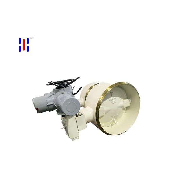 DN800 Electric Triple Eccentric Butterfly Valves PN25 Carbon Steel